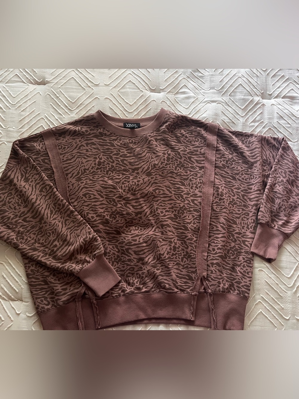 Animal Print cropped Sweatshirt